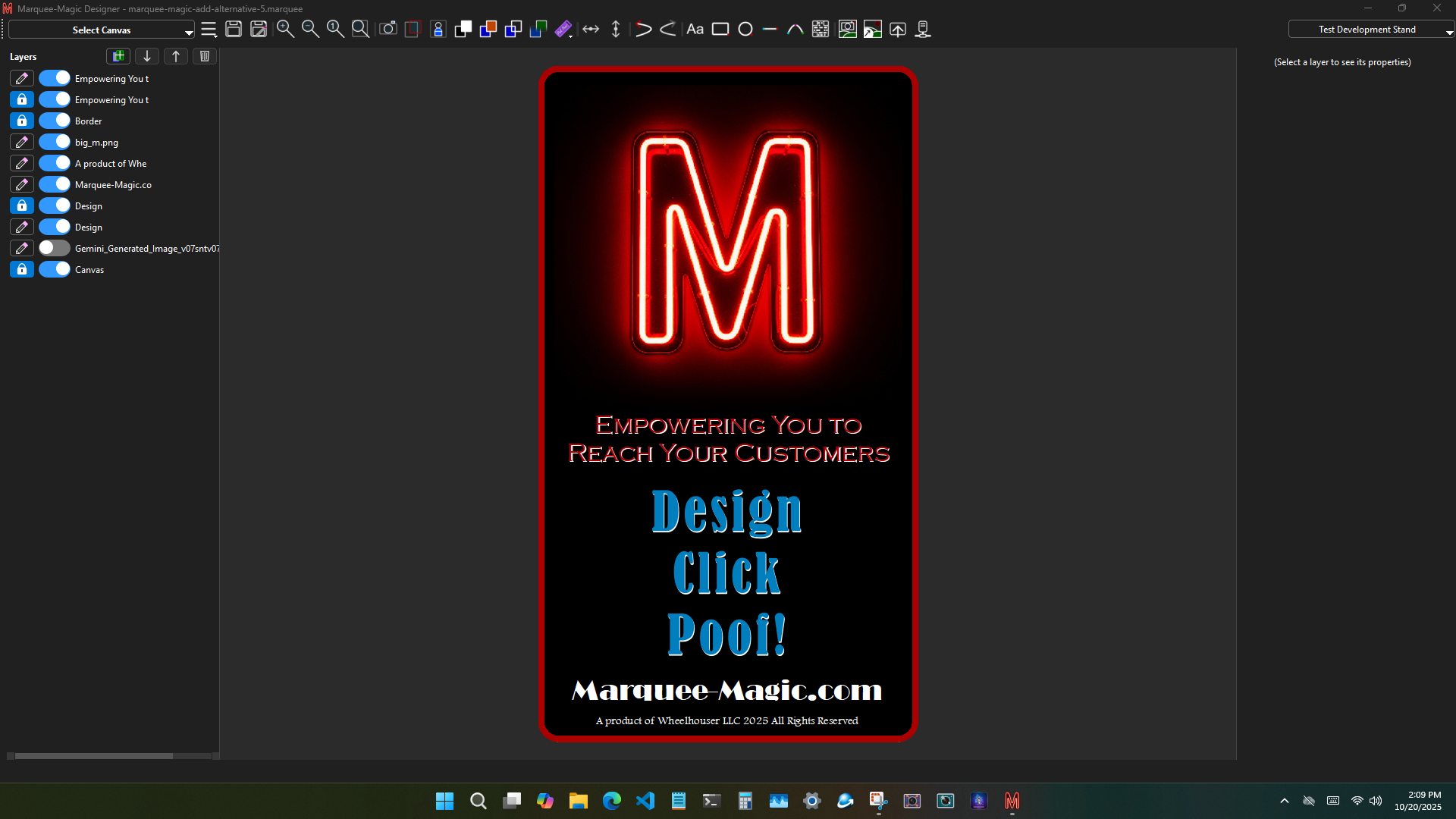 Designer Software Screenshot